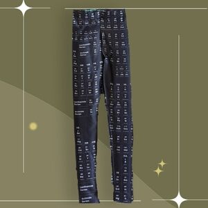 🍋✨ Blackmilk EUC XXS Periodic Table of Elements legging